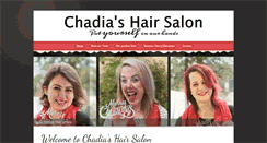 Desktop Screenshot of chadiashairsalon.com